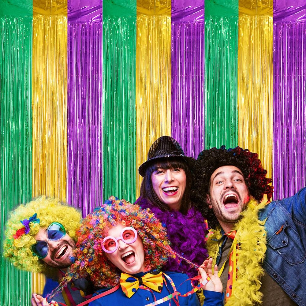 Party Backdrop Fringe Tinsel C - Tinsel Garland Decoration 评论和价格