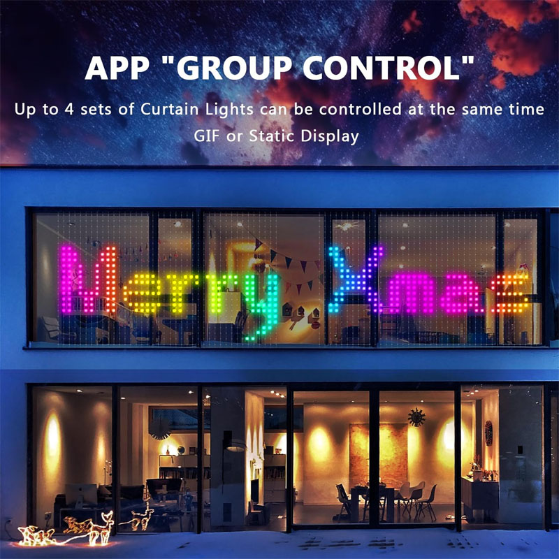 2x2m 400LEDs Smart Curtain Lig - Led Fairy String Lights 评论和价格
