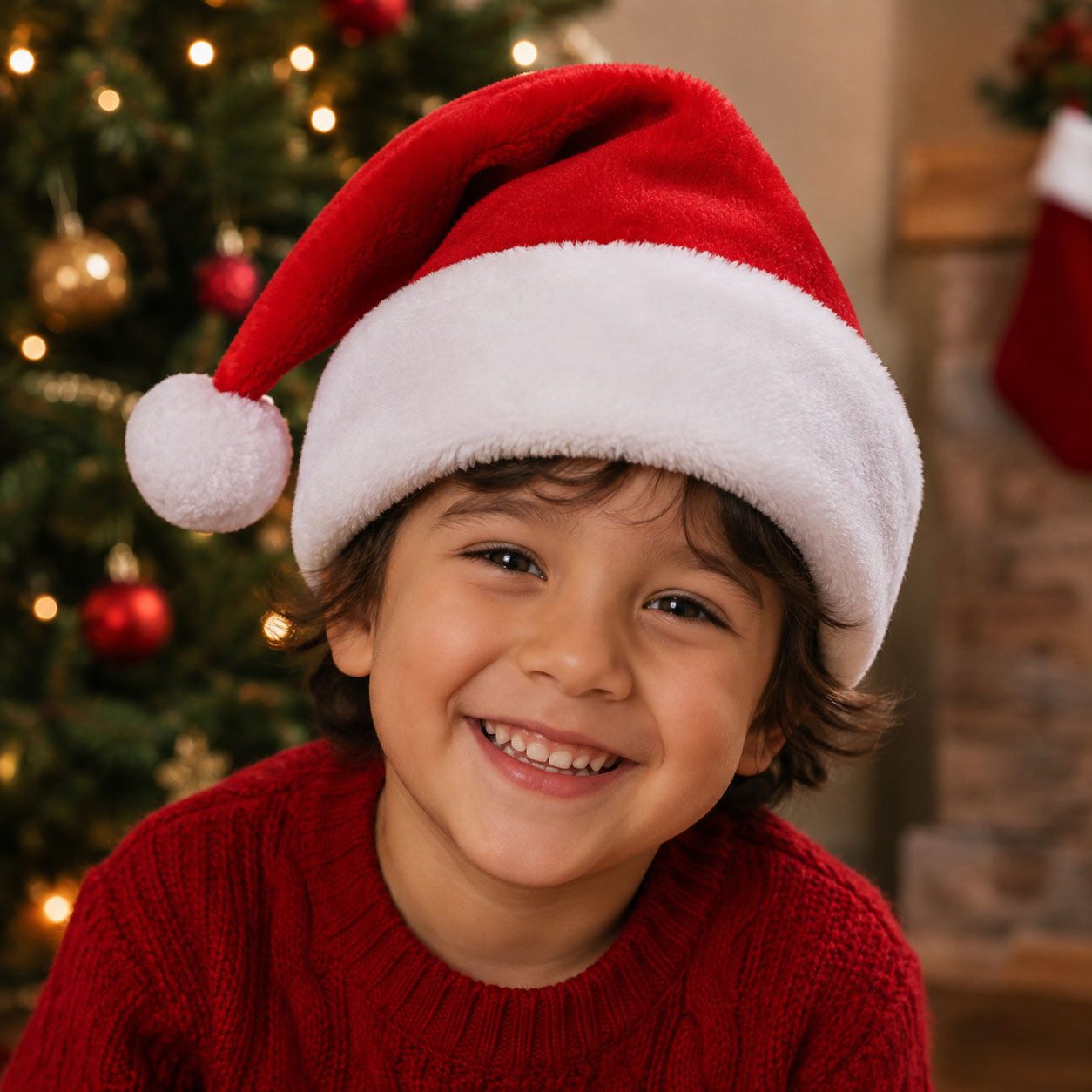 3PC Plush Santa Claus Hat Warm - Santa Hat Plush 评论和价格