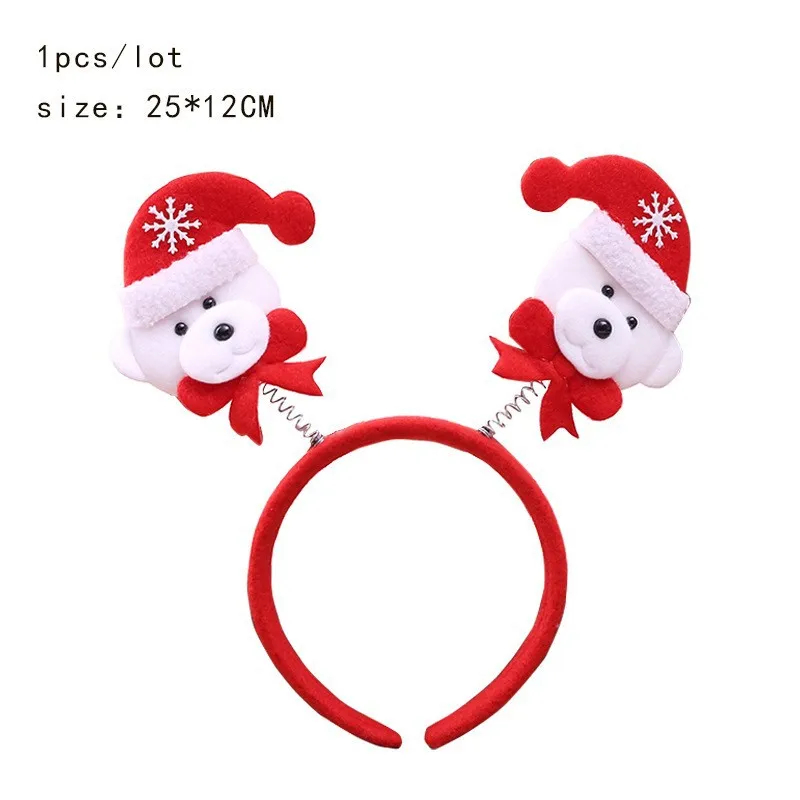 10pcs Christmas Hairband Xmas  - Reindeer Antlers Headband 评论和价格