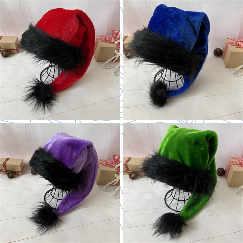 Plush Santa Claus Hat for Chil - Santa Hat Plush 评论和价格