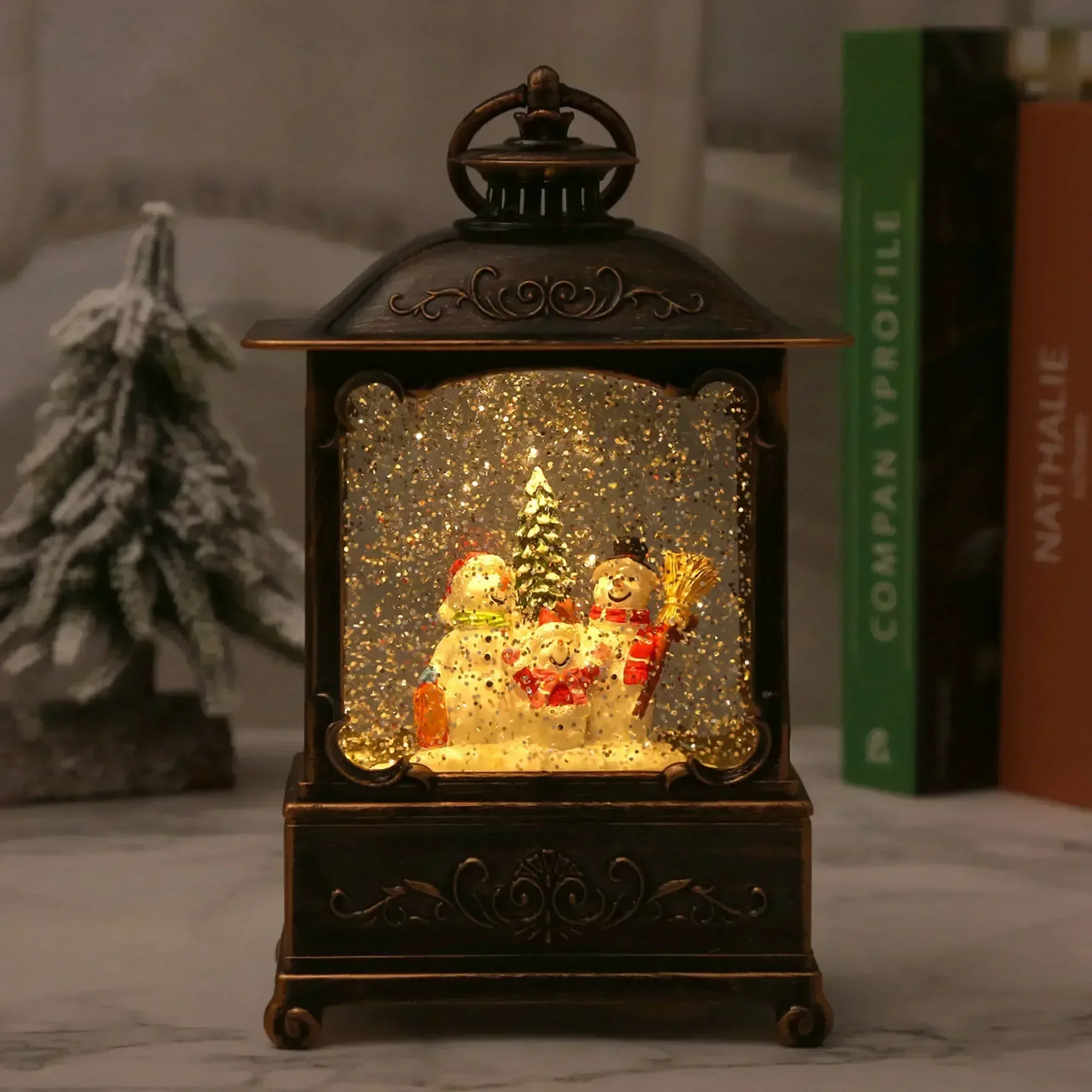 Christmas Snow Globe Lantern M - Snow Globe Musical 评论和价格