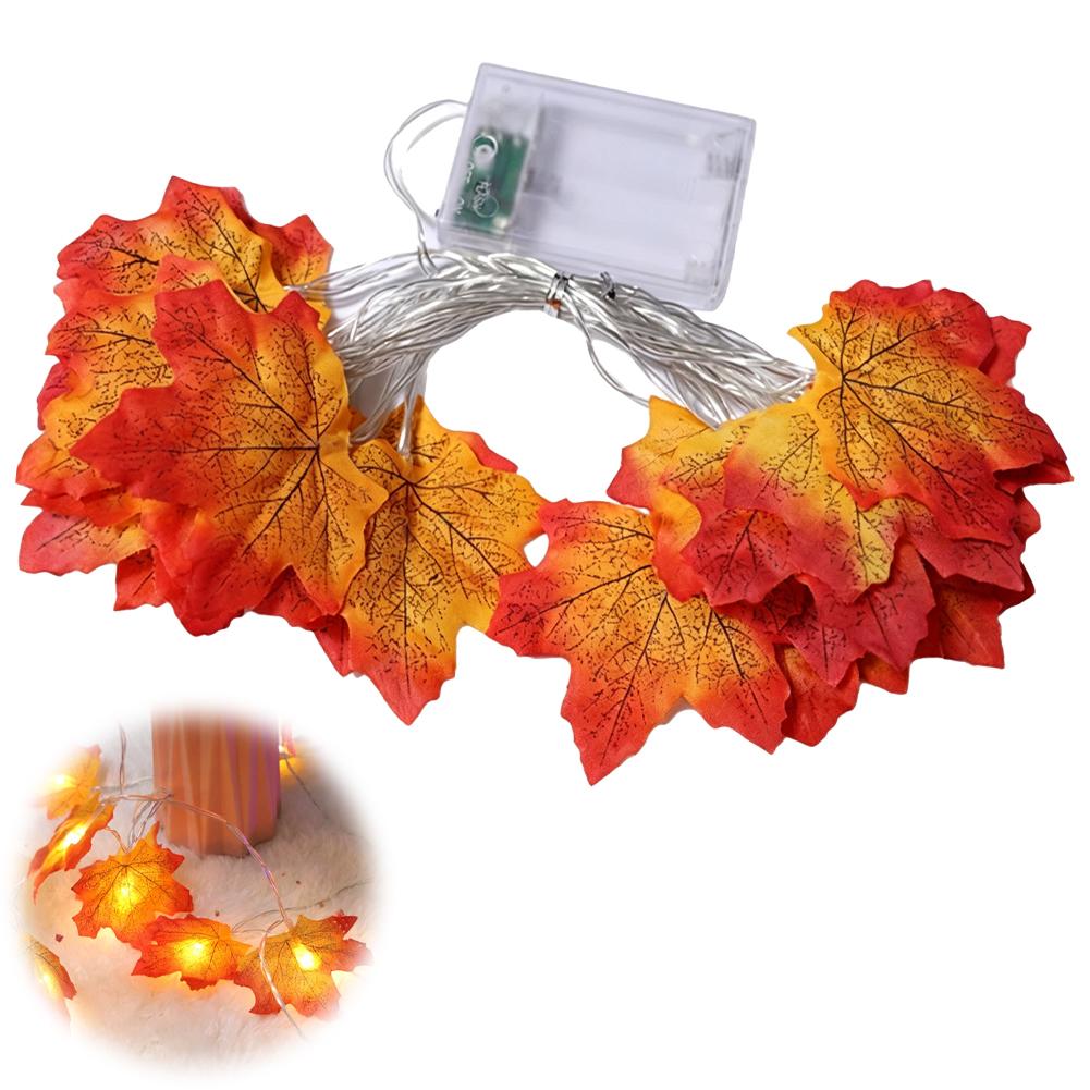 Maple Leaf Garland String Ligh - Led Fairy String Lights 评论和价格