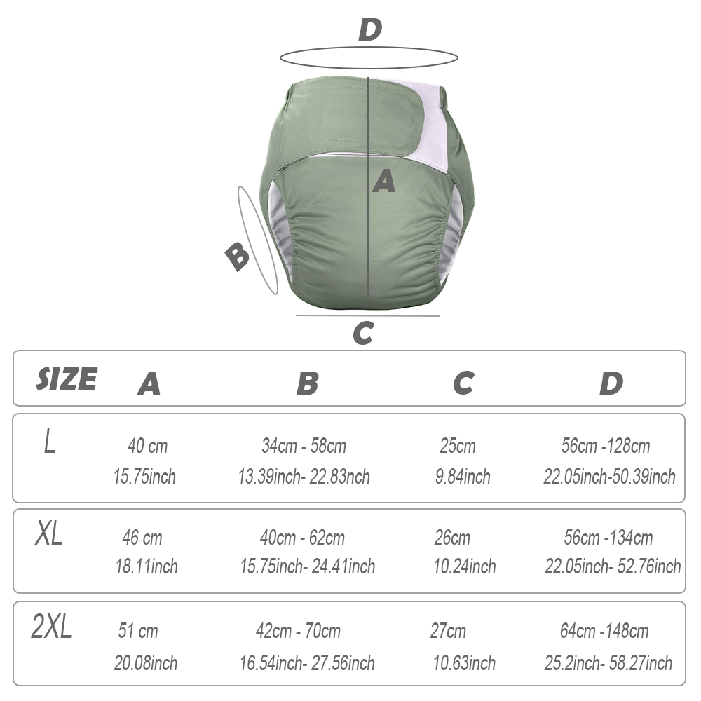 Plus Size Reusable Adult Diape - Pampers Diaper Premium Care 评论和价格