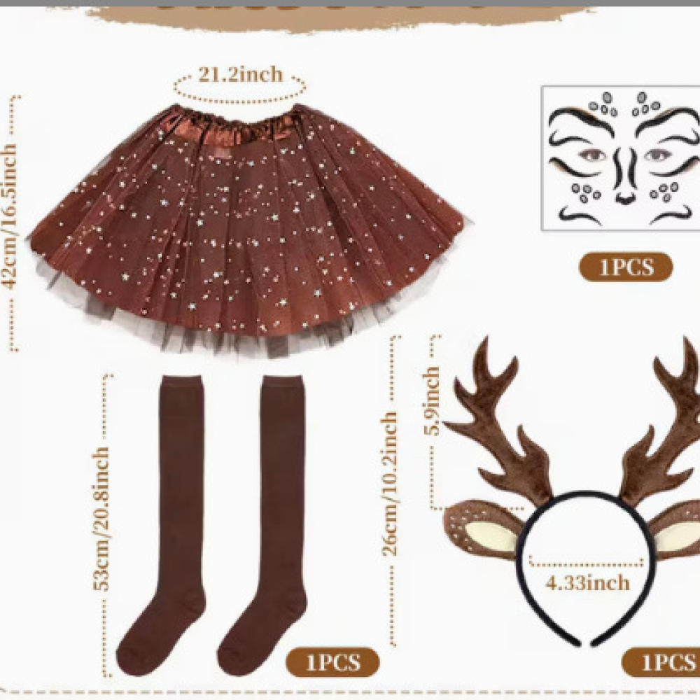 Decorative Christmas Reindeer  - Reindeer Antlers Headband 评论和价格