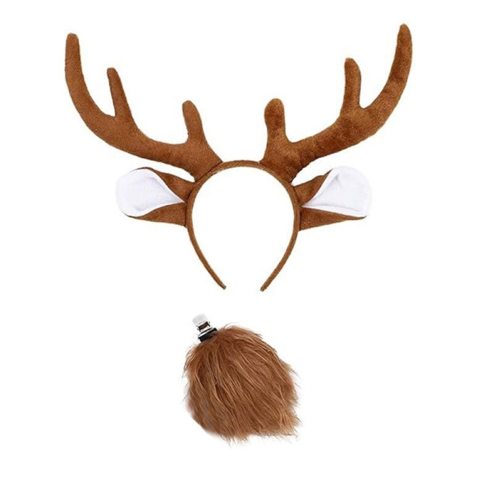 Decorative Christmas Reindeer  - Reindeer Antlers Headband 评论和价格