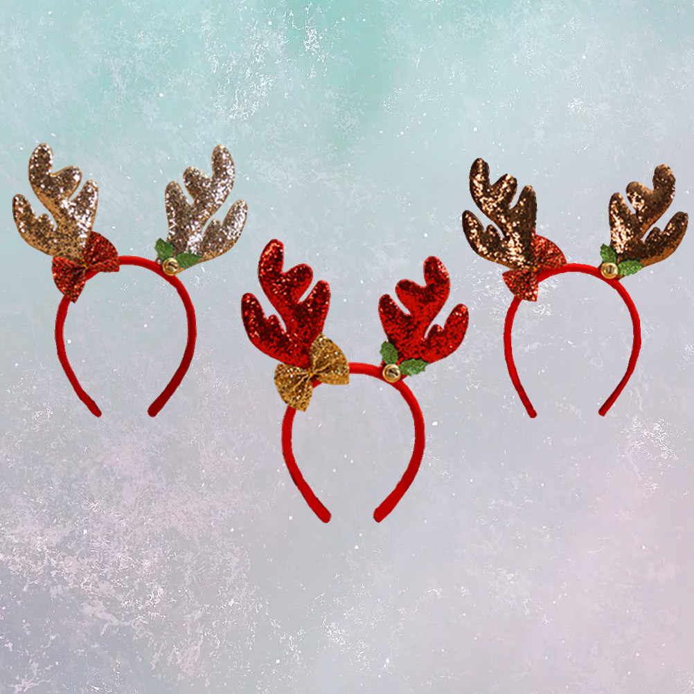 3Pcs Reindeer Antlers Christma - Reindeer Antlers Headband 评论和价格