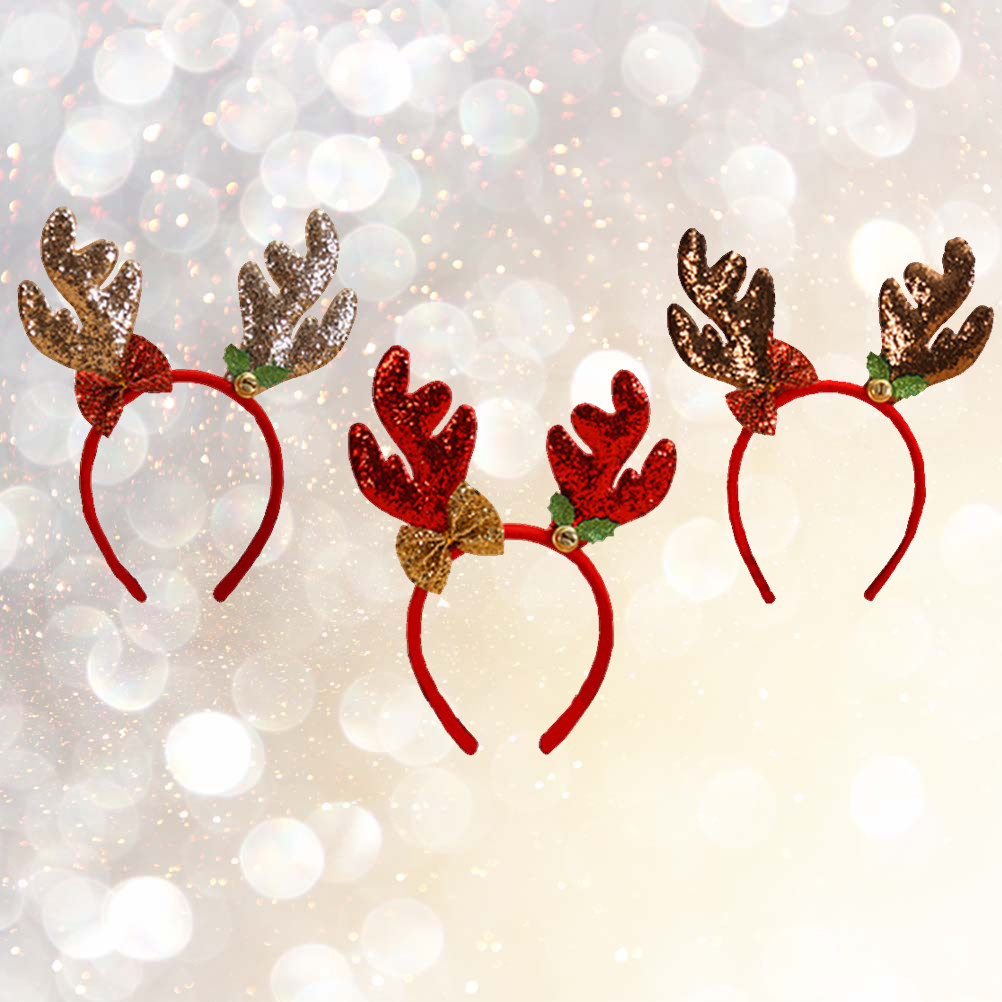 3Pcs Reindeer Antlers Christma - Reindeer Antlers Headband 评论和价格