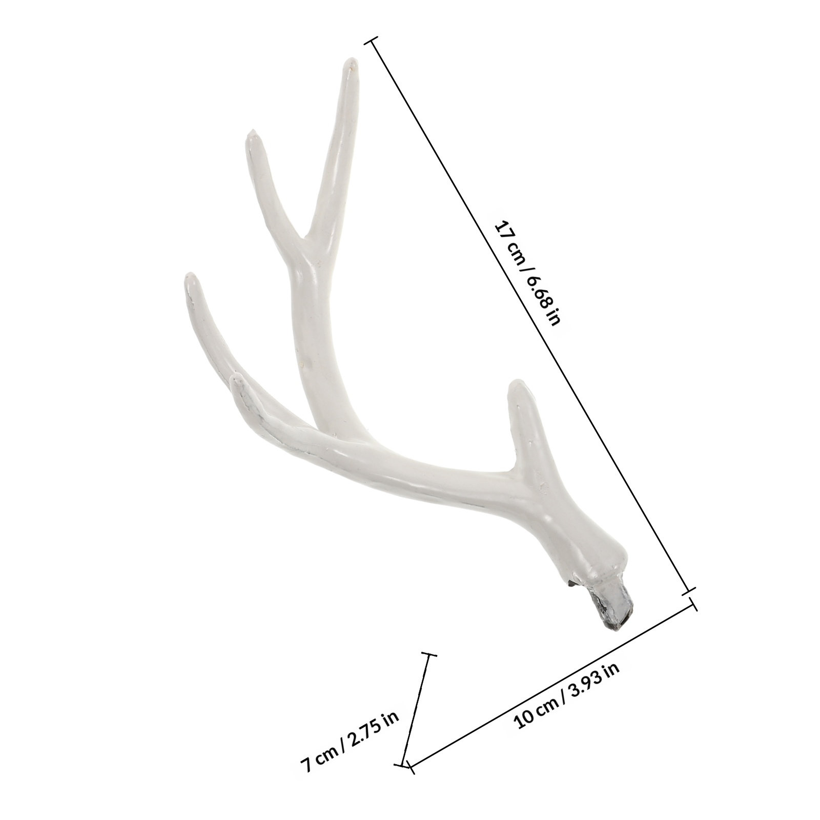 1Pair Lifelike White Deer Antl - Reindeer Antlers Headband 评论和价格