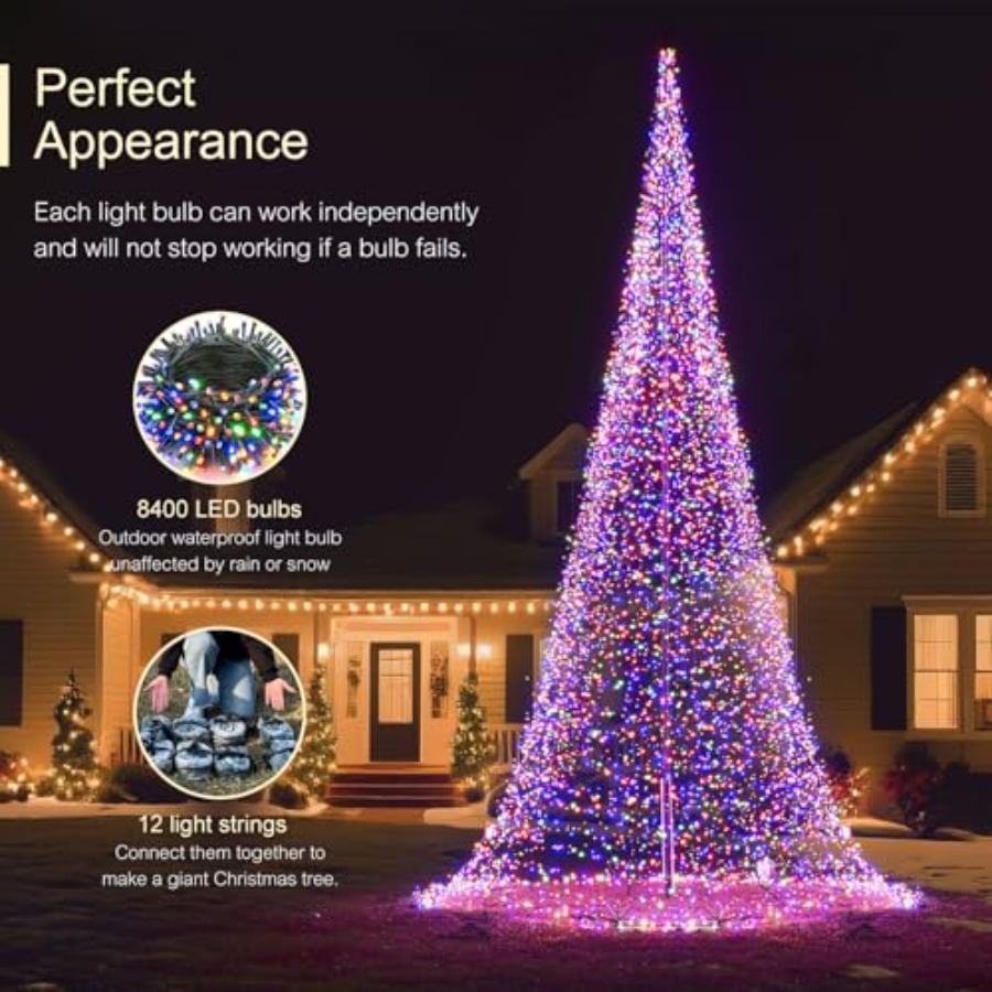 Outdoor Flagpole LED Christmas - Christmas Lights Outdoor 评论和价格