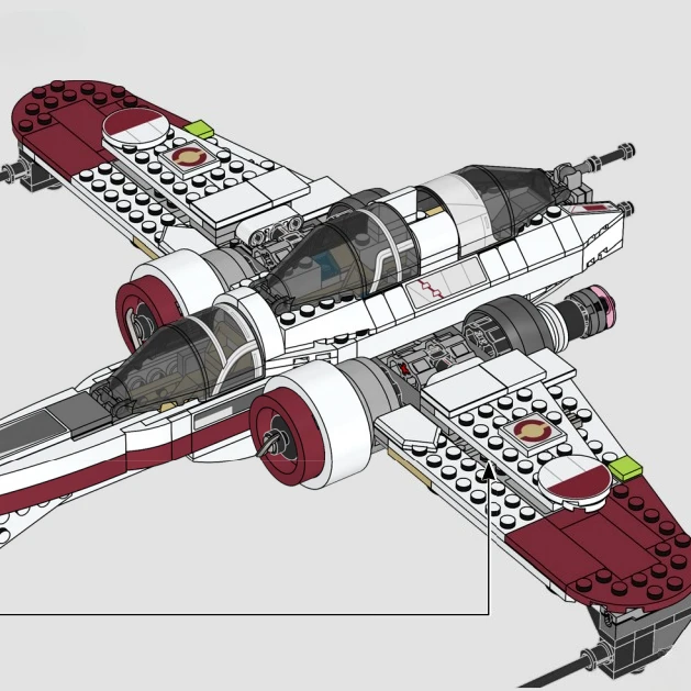 Space Combat Aircraft Model Bu - Lego Set Technic 评论和价格