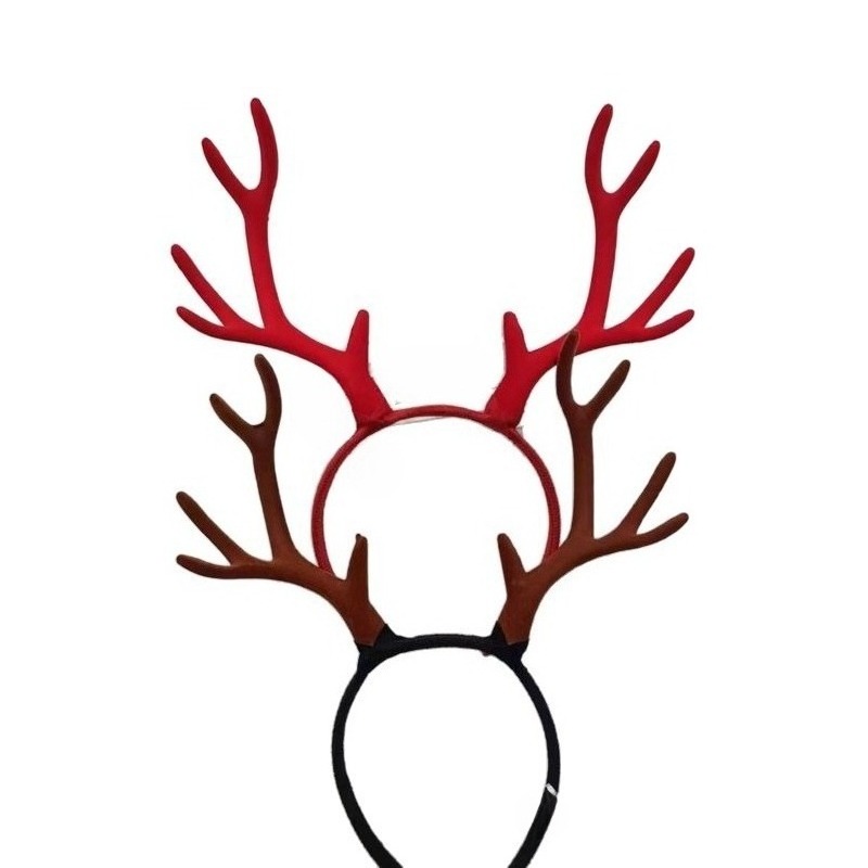 10pair 17cm Flocked Reindeer A - Reindeer Antlers Headband 评论和价格