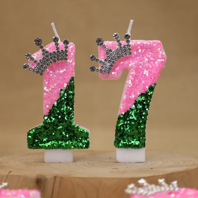 Sparkling Light Green Princess - Holiday Candle Set 评论和价格