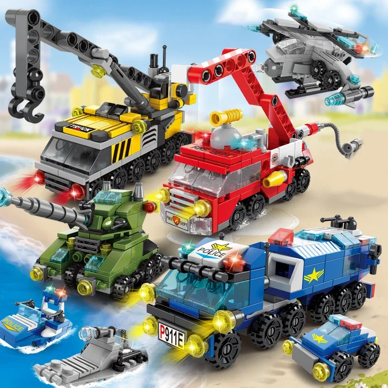 City Fire Car Building Blocks  - Lego Set City 评论和价格